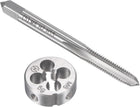M6 x 1mm Metric Tap and Die Set, Machine Thread Screw Tap with Round Threading Die, Tap & Die Kit for Nut Screw Bolt Thread Repair