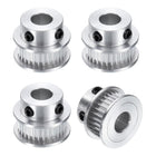 4pcs GT-2 30T Pulley Synchronous Wheel 8mm Bore, Aluminum Timing Pulley 30 Teeth, Fit Width 6mm Timing Belt for 3D Printer CNC Machine