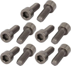 10 Pcs M6x15mm Thread Hex Socket Drive Cap Head Titanium Screw