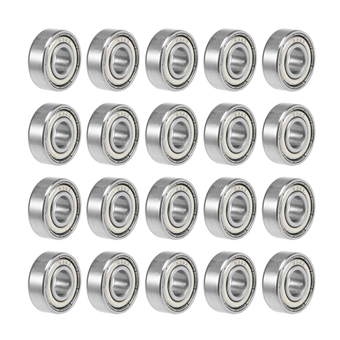 696ZZ Deep Groove Ball Bearings 6mm x 15mm x 5mm Double Shielded Chrome Steel Z2 20pcs