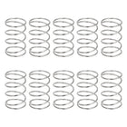 10Pcs Compression Springs, 0.8mm Wire Diameter x 13mm OD x 20mm Length 304 Stainless Steel Extension Spring Ballpoint Pen Pressure Springs for Shop Home Repairs, Silver