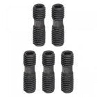 M5x16-0.8 Hex Head Set Screw, Double Head Double Hole, for CNC Lathe Turning Tool Holder, Right-Hand Thread and Left-Hand Thread Carbon Steel Accessories Plate Screw, 5Pcs