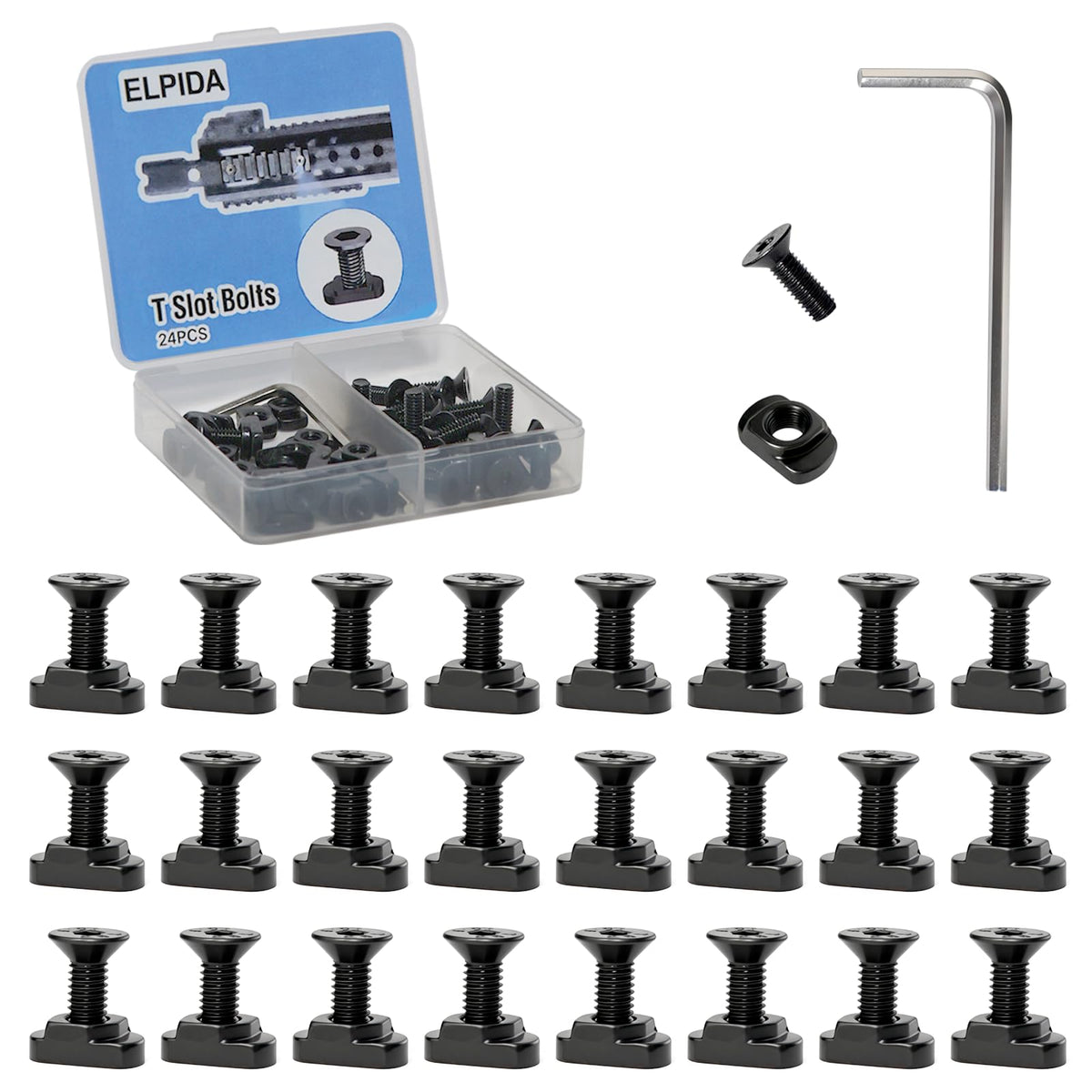 Kit di bulloni e viti M4 M5 per 24 pezzi