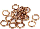 M6 Copper Split Lock Sealing Ring Spring Washer Fastener 20pcs