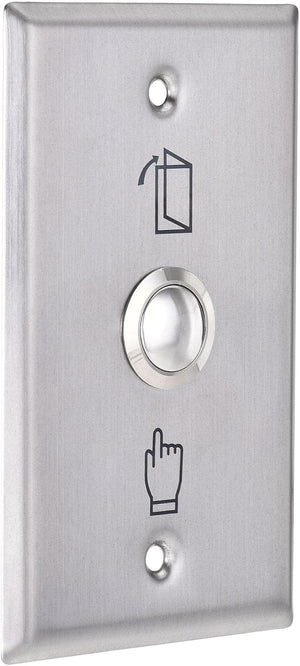 Przyciskowy system kontroli dostępu do drzwi ze stali nierdzewnej Panel 115mmx70mm DC 12V 3A Barwa Srebrna