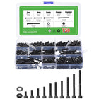 Hex Socket Bolt Kits (M3), Grade 12.9 Carbon Steel Hex Socket Drive Screw, Black