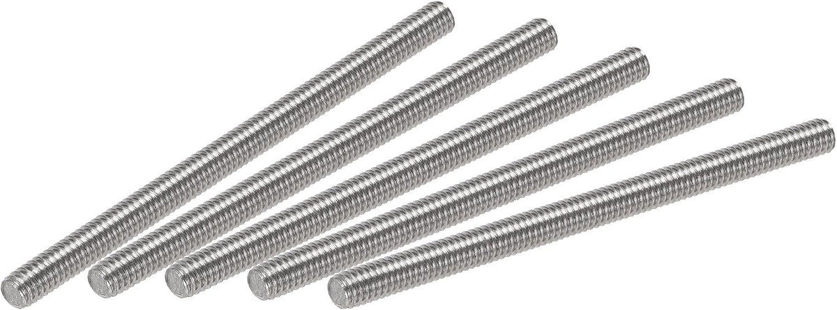 5Pcs M4 x 70mm Fully Threaded Rod 304 Stainless Steel Right Hand Threads,M4-0.7 Thread Pitch