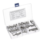 125pcs Wire Thread Insert Kit M3 M4 M5 M6 M8 M10 M12 (2D) Metric 304 Stainless Steel Helical Inserts Coiled Thread Repair Kit Wire Threaded Sleeve Sheath for Mechanical Equipment