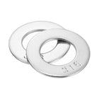 2Pcs 1-1/4 Flat Washer, 316 Stainless Steel 1.375" ID x 2.5" OD x 0.165" Thick for Bolt Screw, Factories Repair, Kitchens, Shops, and Outdoor Construction, Silver