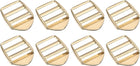 Metal Ladder Buckle Slider Tri-Glider Adjustable Buckles, for Webbing Backpack Strap