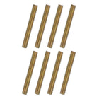 8pcs Fully Threaded Rods 5/16x2-1/4 All Thread Studs Long Threaded Screw Carbon Steel for Furniture Garden Railing Mounting Assembly Fastening Frame Connection Colorful Zinc