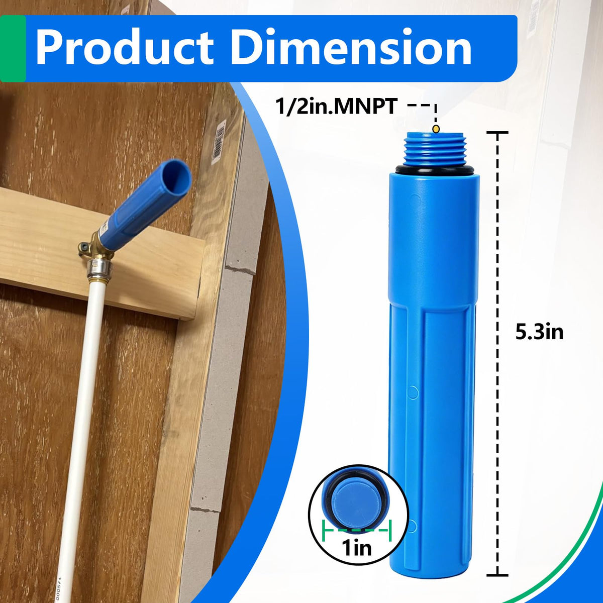 12-Pack 1/2 Inch MNPT Bathroom Shower Test Plug