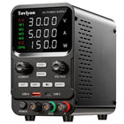 Alimentation électrique DC variable, 0-30V 0-5A Alimentation de table réglable avec ajustement par encodeur, bouton d'activation de la sortie, affichage à LED à 4 chiffres, 4 groupes de stockage de mémoire, protection contre les courts-circuits 