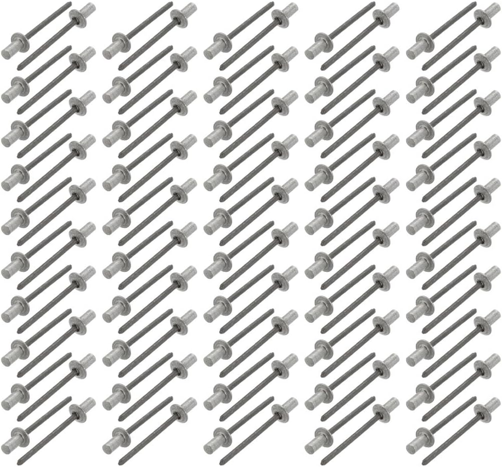 4mmx8mm Aluminum Round Dome Head Closed End Blind Rivets Fastener 100pcs