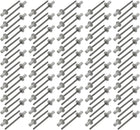 4mmx8mm Aluminum Round Dome Head Closed End Blind Rivets Fastener 100pcs