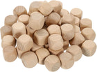 50 Pcs Blank Wooden Dice, 20mm/0.79inch Unfinished Wooden Cube Rounded Corners Square Block for DIY Craft Projects
