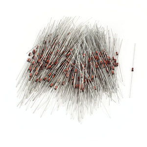 a14042900ux0258 500 Piece HZ9B2 DC 8.5-8.9V 1/2W Regulator Tubes Axial Zener Diodes, 0.07" Width, 2.36" Length
