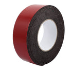 5M 40mm x 3mm Dual-Side Adhesive Shockproof Sponge Foam Tape Red Black