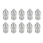 3D Printer Nozzle, 0.6mm and 0.8mm Fit for MK8, for 1.75mm Filament Stainless Steel 4pcs