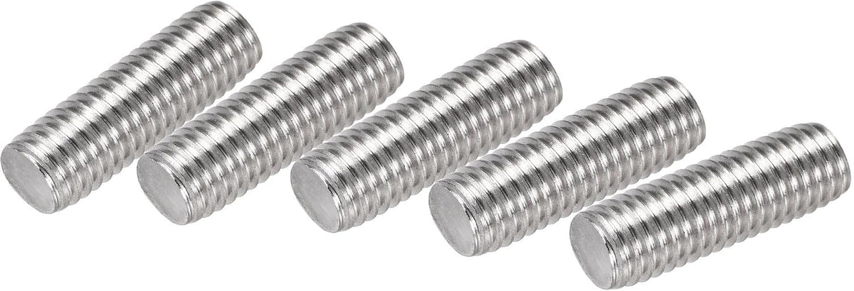 5Pcs M10 x 30mm Fully Threaded Rod 304 Stainless Steel Right Hand Threads,M10-1.5 Thread Pitch