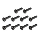 M3x14mm Thread Button Head Hex Socket Cap Screw Bolt 100pcs