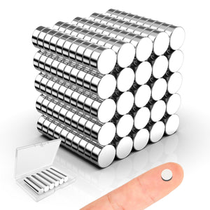 LinkMejor Magnet per Artigianato, Piccoli Rettangolari Magnetici 5x2mm 250 Confezione