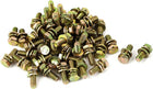 M6x16mm 8.8 Grade Yellow Zinc Plated Hex Head Bolt 50pcs w Washer