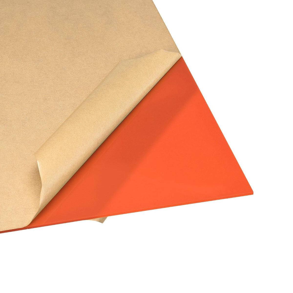 Orange Cast Acrylic Sheet,12" x 12",3mm Thick,Plastic PMMA Acrylic Board for Signs Display Projects,Craft