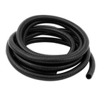 5 M 14 x 18 mm Plastic Flexible Corrugated Conduit Tube for Garden,Office Black
