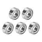 5Pcs SR188ZZ Stainless Steel Ball Bearing 1/4" x 1/2" x 3/16" Double Shielded Bearings (ABEC3)