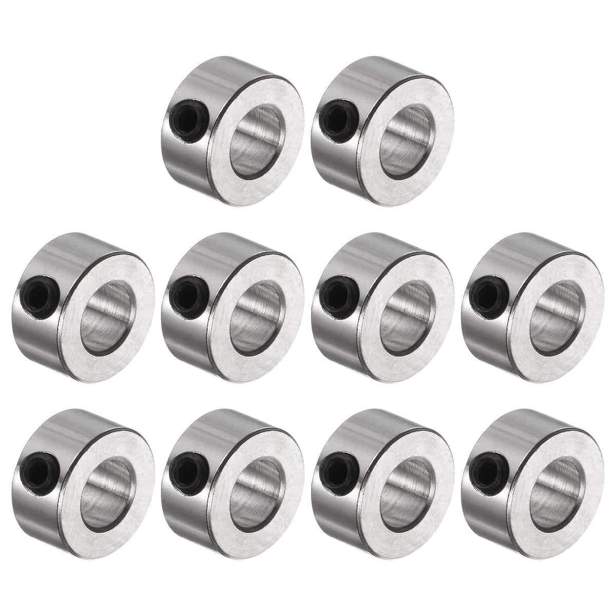 10pcs Set Screw Collars 5.05mm Bore Shaft Collars, 10mm OD, 5mm Width, Landing Gear Stopper Wheel Collar