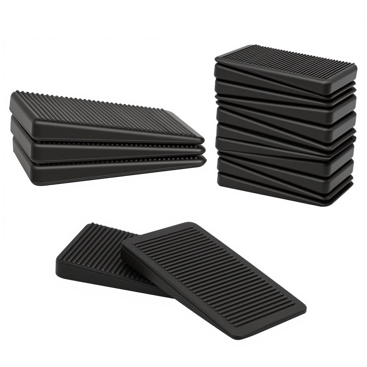 Möbel Ausgleicher, Flexible Kunststoff Keile - 20er Pack