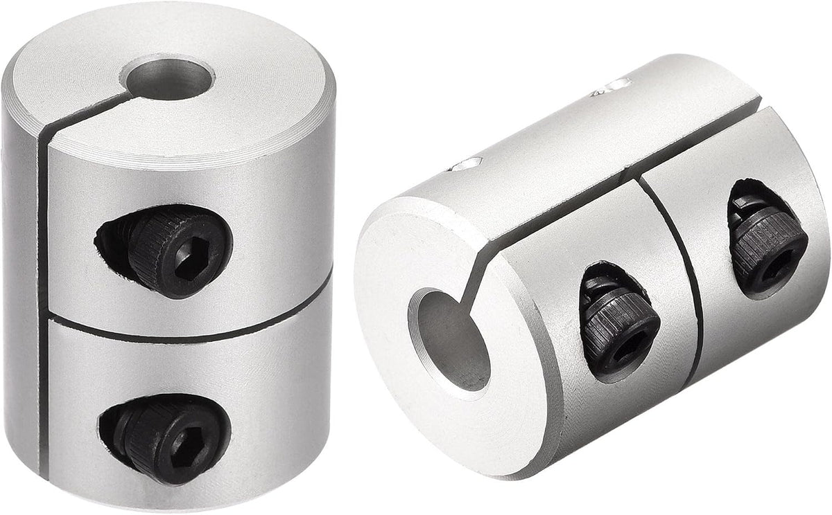 2pcs 4mm to 6.35mm Shaft Coupling 25mmx20mm Coupler Aluminum Alloy Joint Motor for 3D Printer CNC Machine DIY Encoder