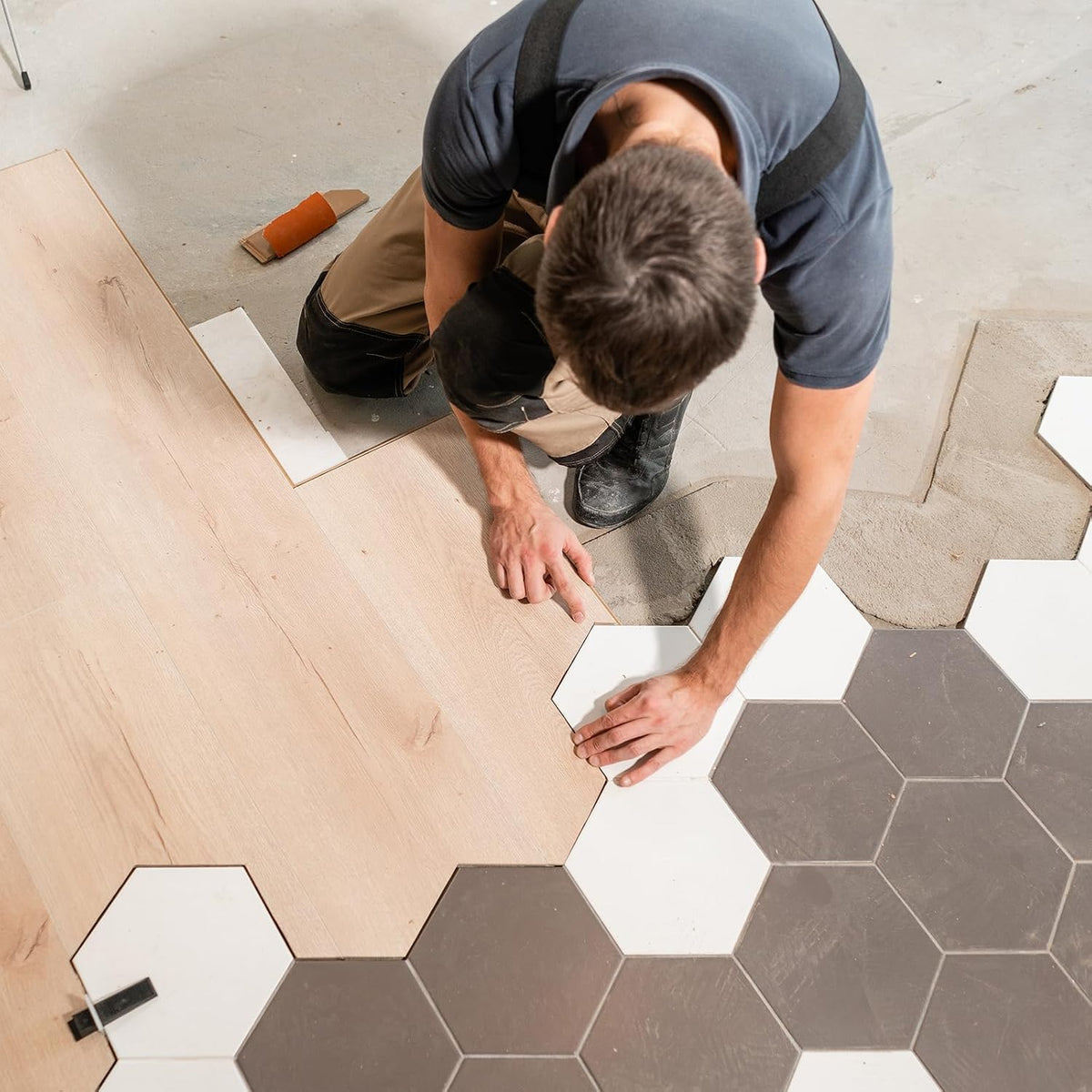 100 Adet Duvar-Zemin Plakaları İçin Plastik Y Tipi Boşluk Otupları, 1.5mm, 1/16 İnç Hexagon Plakalar İçin Boşluk Otupları, Seramik Plakaların Kurulumu İçin, Beyaz