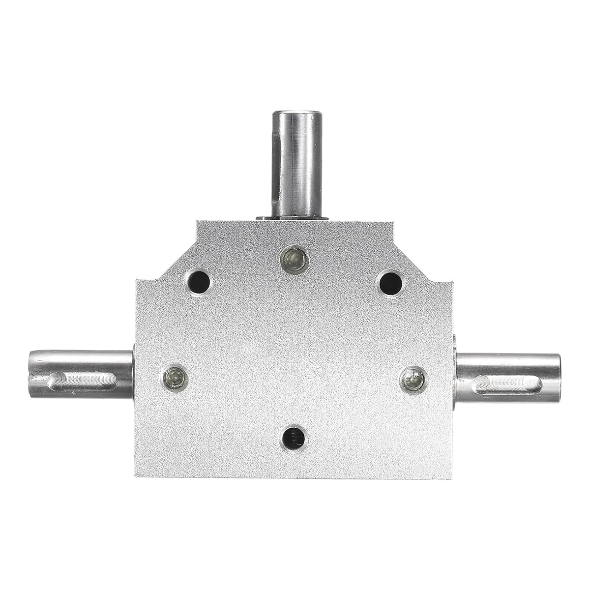 Tapered Bevel Gear Box 1:1 Triple Output Shaft 8mm Shaft 1 Module 20 Teeth, Right Angle Drive Steering Gear Device for Simple Mechanical DIY Module (Bore with Keyway)
