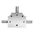 Tapered Bevel Gear Box 1:1 Triple Output Shaft 8mm Shaft 1 Module 20 Teeth, Right Angle Drive Steering Gear Device for Simple Mechanical DIY Module (Bore with Keyway)