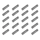 Compression Spring - 1.2mm Wire Dia, 10mm OD, 40mm Free Length Spring Steel Extension Spring,Black,20Pcs