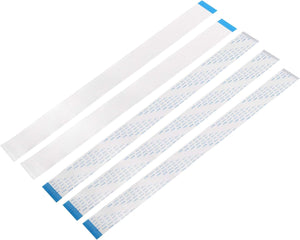 Kierunek Przedni 50 Złącz B Typ FFC FPC Paskowy Kabel Floty 300mm x 0.5mm 5szt