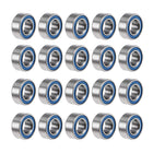 MR105-2RS Deep Groove Ball Bearings 5mm Inner Dia 10mm OD 4mm Bore Double Sealed Chrome Steel Blue Seal Z2 20pcs
