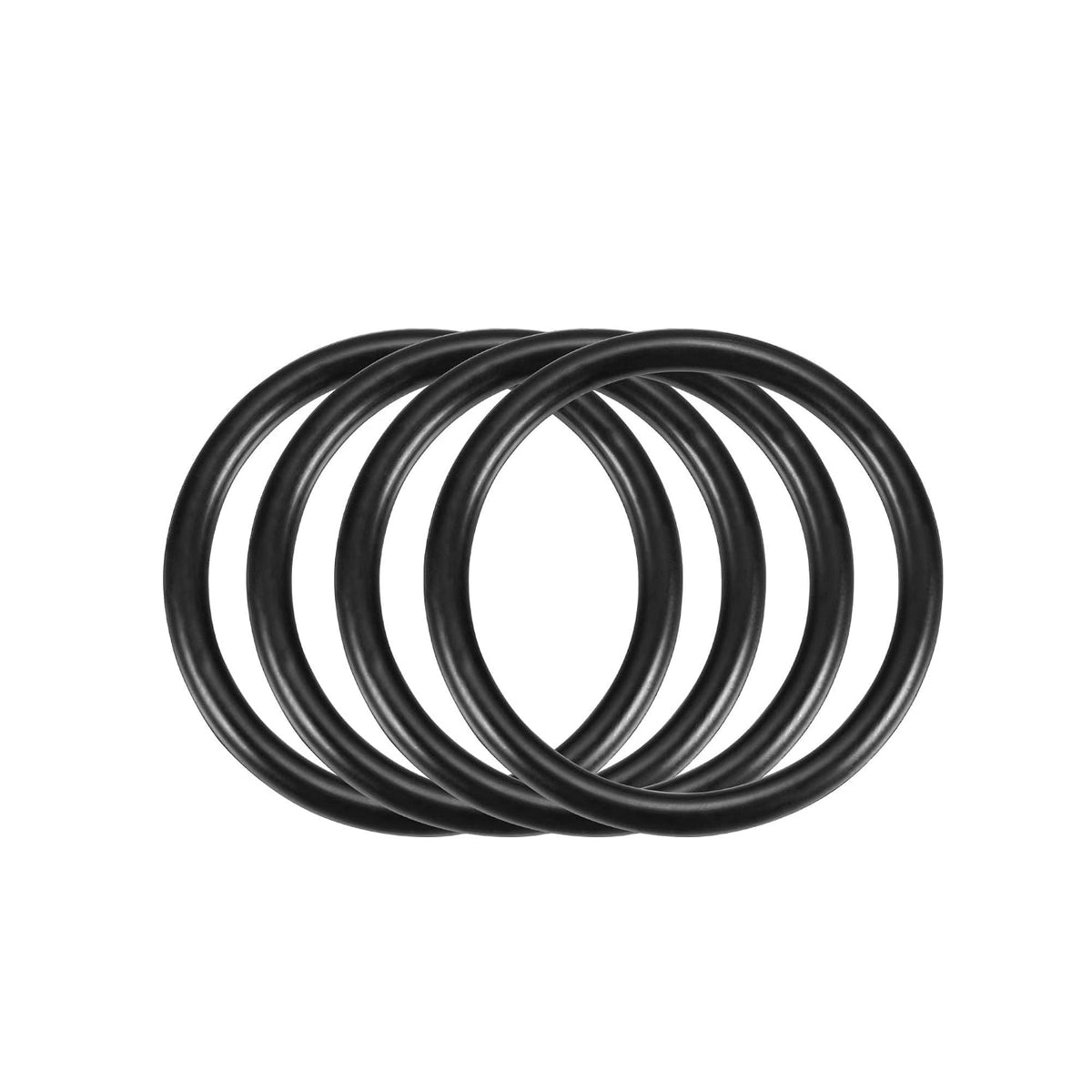 Nitrile Rubber O-Rings 40mm OD 33mm ID 3.5mm Width, Metric Sealing Gasket, Pack of 4