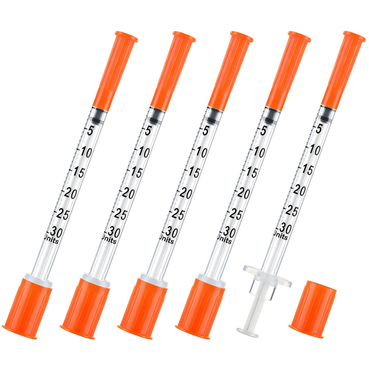 100 Pakke, 0.3ml/cc 31G 5/16" (8mm) Laboratorie Måling