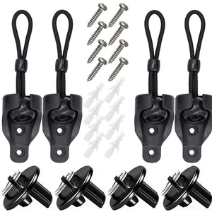 LinkMejor Kit Bungee + End Cap, 2 Set, Hitam