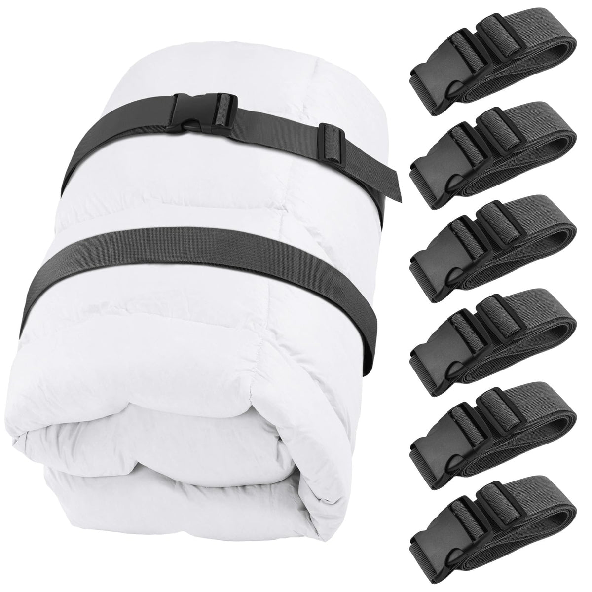 LinkMejor 6 Pcs Protetor de Cama Elástico Ajustável (78''x2'')