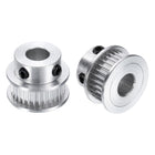 2pcs GT-2 30T Pulley Synchronous Wheel 8mm Bore, Aluminum Timing Pulley 30 Teeth, Fit Width 6mm Timing Belt for 3D Printer CNC Machine
