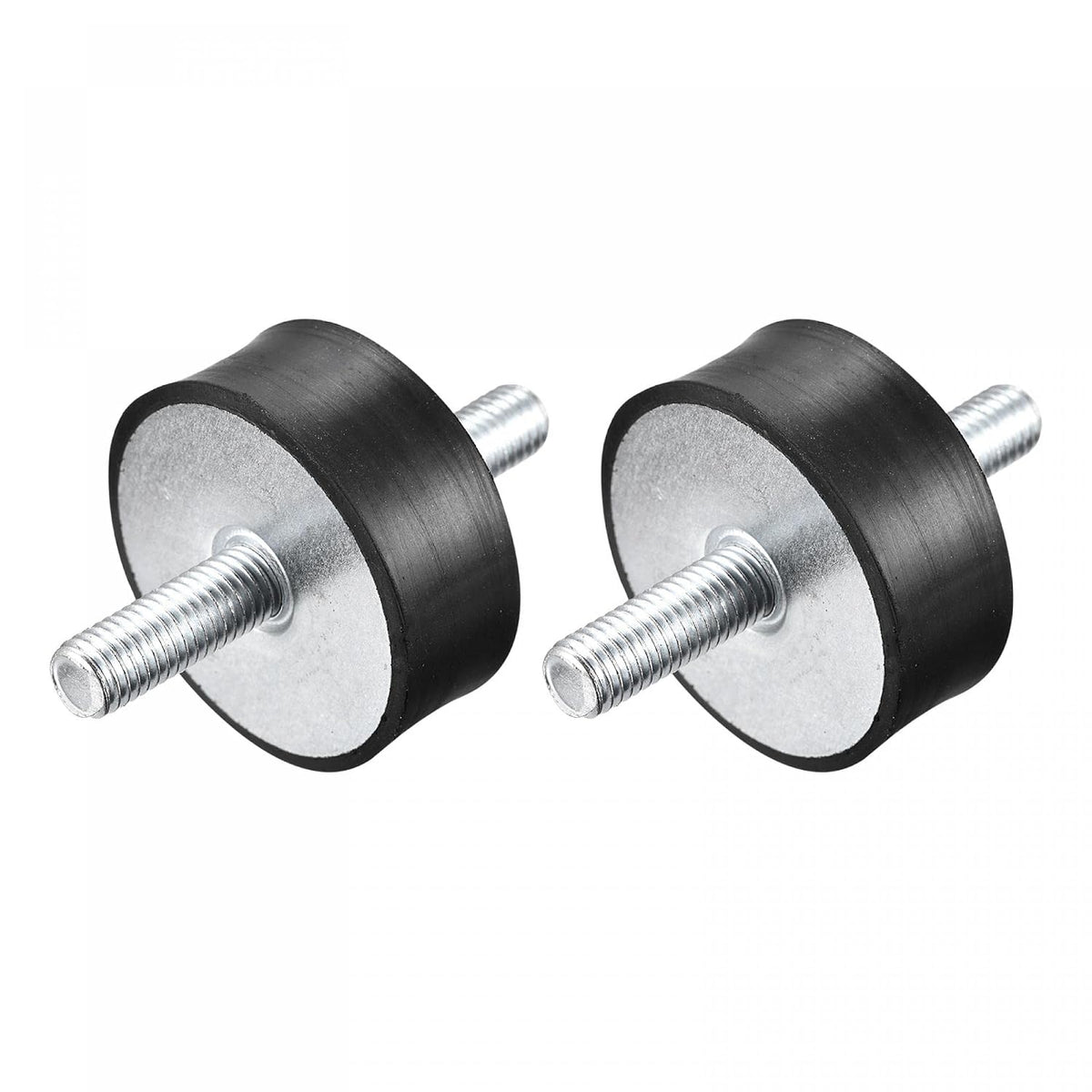 Rubber Mounts 2pcs M10x28mm Male Vibration Isolator Shock Absorber D50mmxH20mm