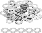 M12 Flat Washer for Screw, 60Pcs 304 Stainless Steel Washers 12MM ID x 24MM OD x 1MM Thick for Bolts, Factories Repair, Kitchens, Shops, and Outdoor Construction (Silver Tone)