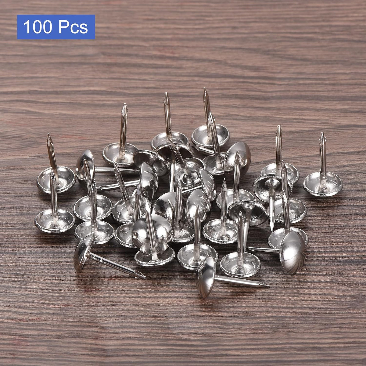 Verzierungsnägel Nagel Pins Möbel, 100Stk 11x17mm Daumen Nagel Pins Sortimentskit Kohlenstoffstahl für Heimsessel DIY Dekorative Nägel Köpfe, Grün Bronze