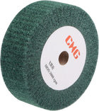 150mm x 50mm 240 Grit Non-Woven Polishing Burnishing Wheel Nylon Wire Drawing Abrasive Flap Wheel for Stainless Steel Copper Green