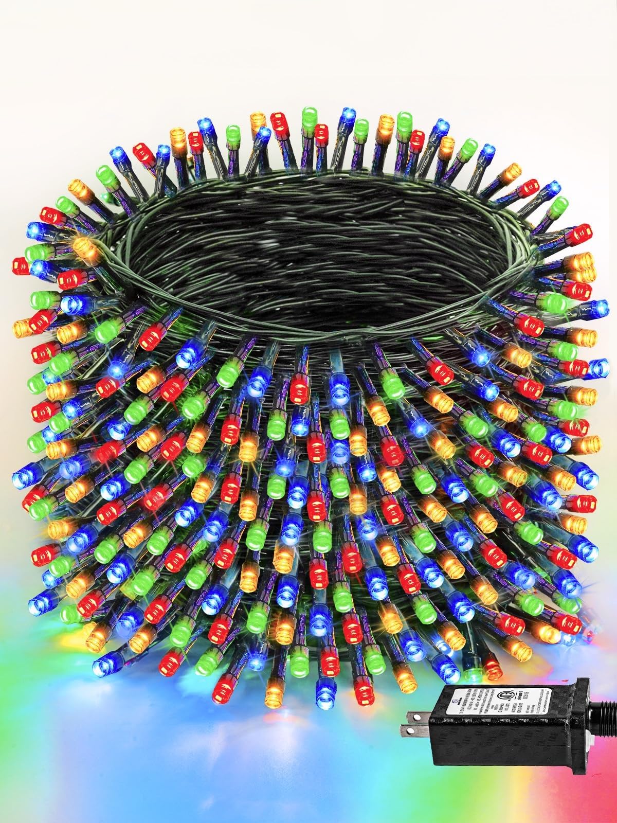 264 FT 800 LED Luci di Natale a Stringa Impermeabile Multicolore Interno Esterno
