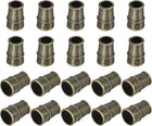 30Pcs Metal Bell Stopper, 6mm Conical Cord Ends Lock Rope Fastener End Stopper for Drawstring Lanyard Backpack Bag DIY, Bronze